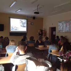 II LO w Tczewie, wykład dr Doroty Myślińskiej - "Czynnościowe obrazowanie mózgu"