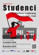 Plakat - Studenci w Polsce Ludowej w latach 1945-1989