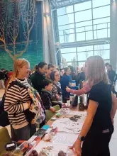 Stanowisko edukacyjne podczas „Nocy Biologów” na Wydziale Biologii UG