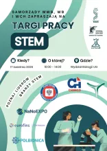 Plakat z informacjami o Targach