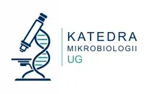 Logo katedry Mikrobiologii - wersja pozioma