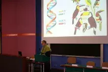 Bardzo interesujący wykład inauguracyjny pt. "Zagadka bioróżnorodności" wygłosił prof. dr hab. January Weiner z Uniwersytetu Jagiellońskiego