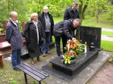 Grób Profesora Tadeusza Sywuli na gdańskim cmentarzu "Srebrzysko"