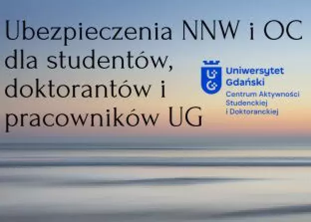Ubezpieczenie NNW i OC dla studentów, doktorantów i pracowników UG