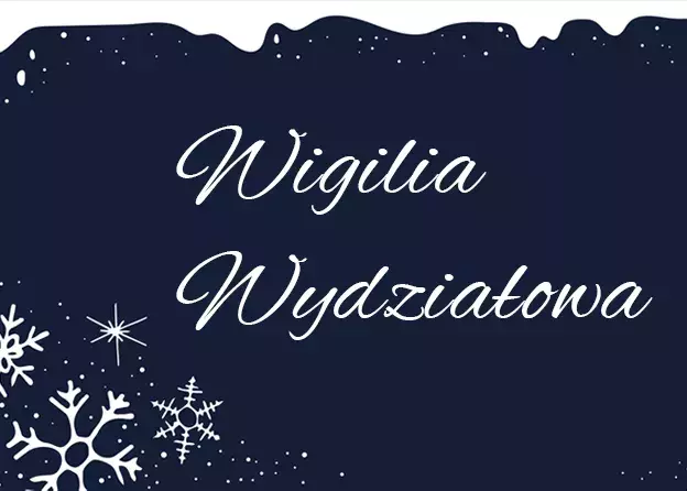 Wigilia Wydziałowa - zaproszenie