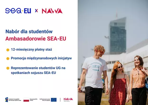 Reprezentuj studentów UG na forum międzynarodowym…