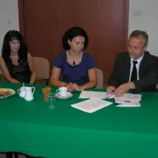 Podpisanie umowy o współpracy edukacyjnej między Wydziałem Biologii UG a II Liceum Ogólnokształcącym w Elblągu (06.07.2010)